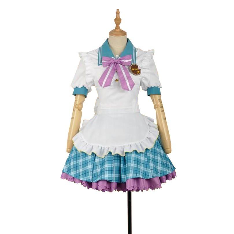 lovelive Sunshine Aqours ラブライブ サンシャイン アクア バレンタイン 覚醒前 メイド服 黒澤ルビィ くろさわ るびぃ コスプレ衣装