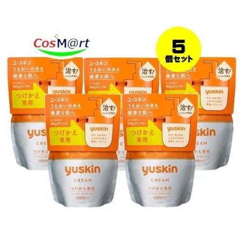 【5個セット】 ユースキン つけかえパウチ(180g) 【ユースキン】 【ゆうパックにて発送】