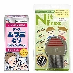 【第2類医薬品】アースシラミとりシャンプー 100ml+ニットフリーコームセット