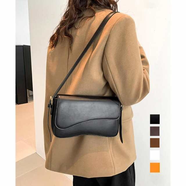 ショルダーバッグ スクエア PUレザー