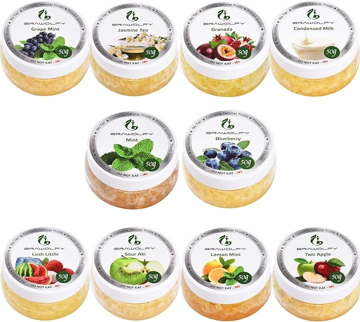 シーシャ フレーバーShisha Friut Set Hookah 水たばこニコチンフリー(10種セット) 7,990円