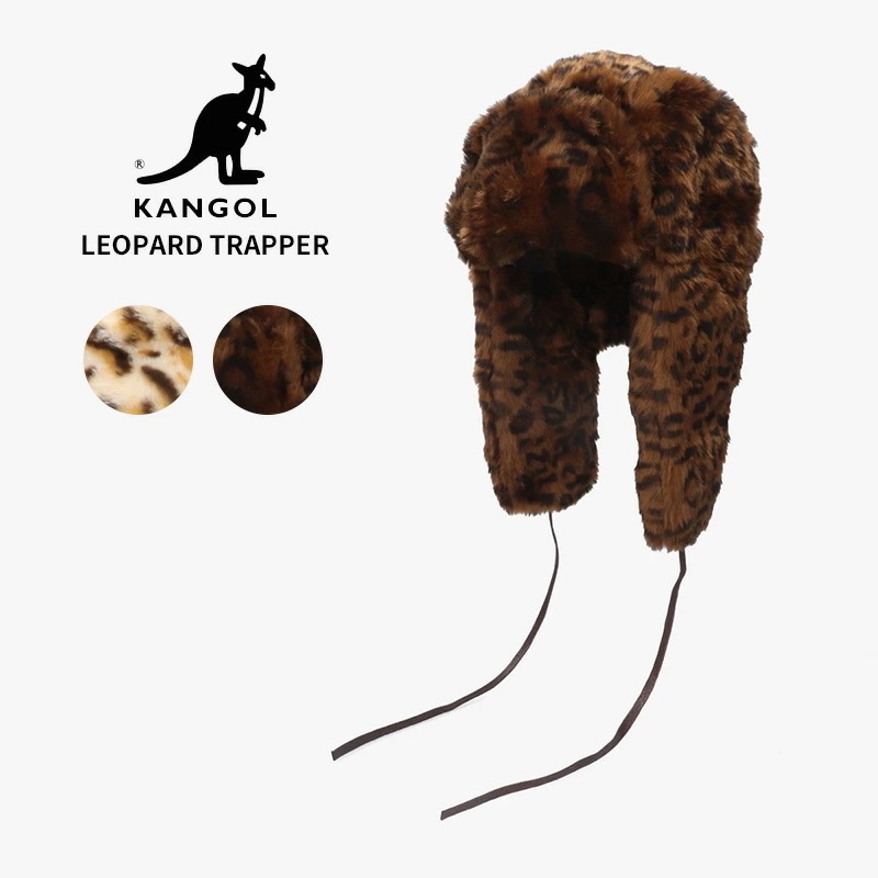 カンゴール レディース メンズ ボア 帽子 KANGOL レオパード トラッパー LEOPARD TRAPPER 秋冬 254069612