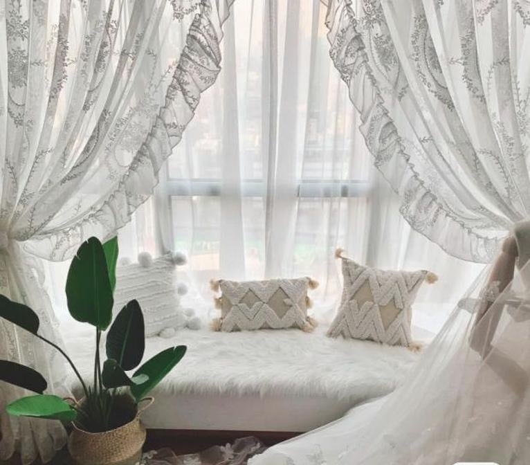 每日更新本日レトロレースカーテン 遮光カーテンい カーテン 2枚セット 断熱 遮像 遮光 防音レースカーテン 韓国インテリア おしゃれ ドレープカーテン10kpop 福袋