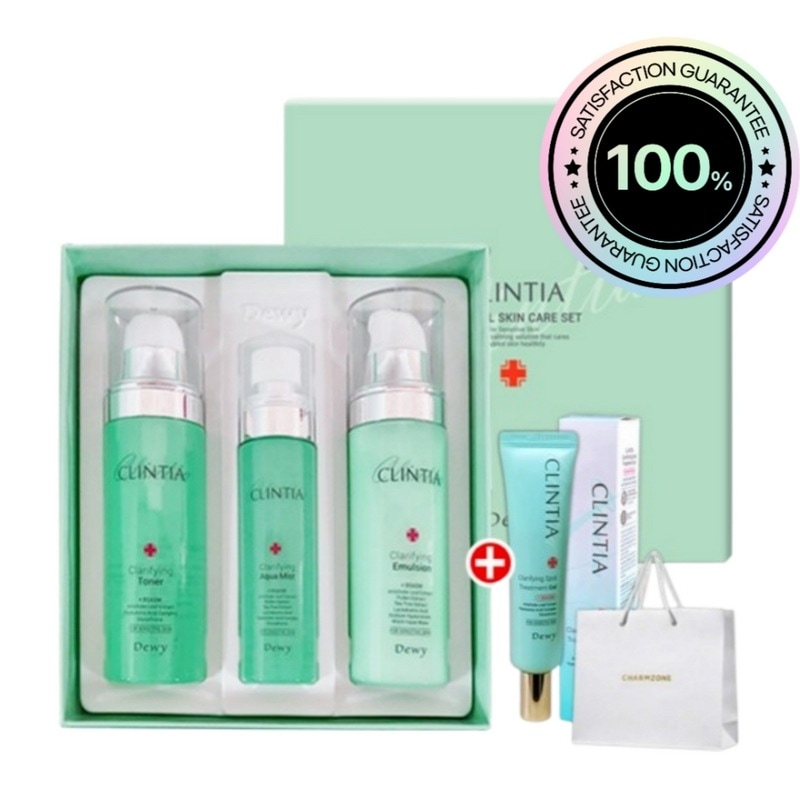 デュイ・クリンシア・クラリーファイング3種基礎セット/ギフトセット化粧品セット青少年敏感ニキビ