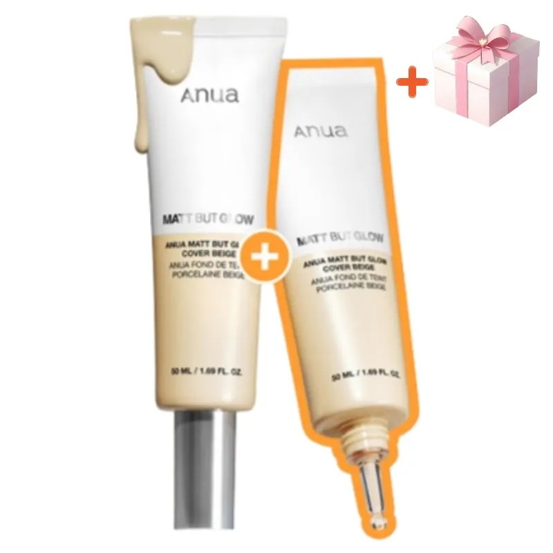 [renewal] (1+1)マット バットグロー カバー ベージュ, 50ml+50ml SPF 50+ PA++++ #foundation+tone-up cream+bb cream