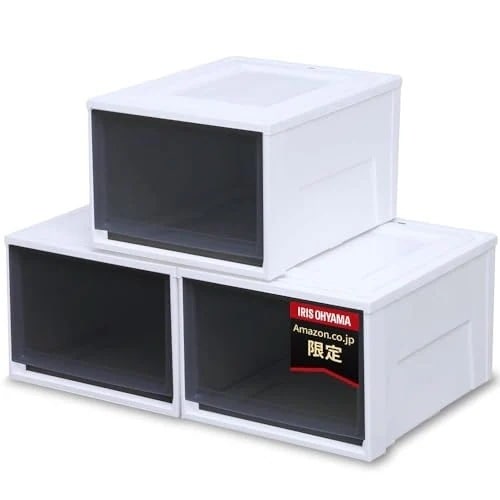 ABO【3個セット】アイリスオーヤマ 収納ケース 衣装ケース ブラックカラー 引き出し クローゼット 圧倒的高コスパ 衣替え ウォークインクローゼット 衣装ケース チェスト