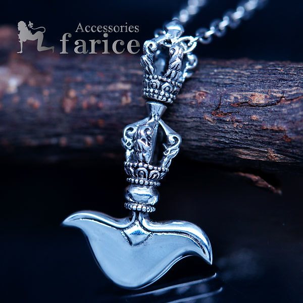 アンカー(錨)モチーフ アラベスク(ツタ紋様)&クラウン(王冠)立体装飾 メンズ&レディース シルバー925 ペンダント ネックレス