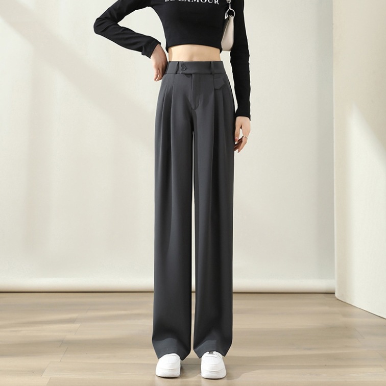 レディース パンツ ボトムス スーツ スラックスパンツ ロングパンツ ワイドレッグパンツ ロング ポケット ハイウエスト かわいい 大人可愛い きれいめ シンプル カジュアル 上品 おしゃれ