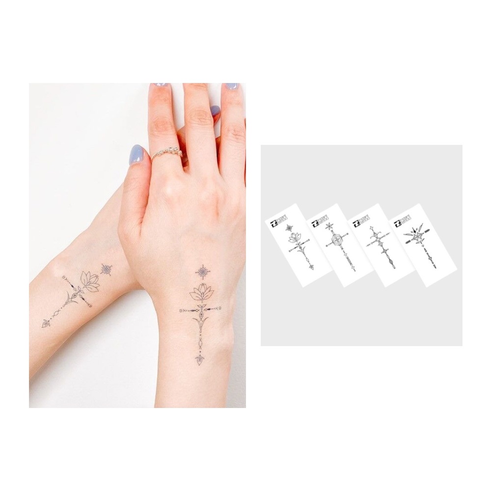 オーナメントエディション4点セット タトゥーシールステッカー タトゥーボディステッカーファッション タトゥーシール