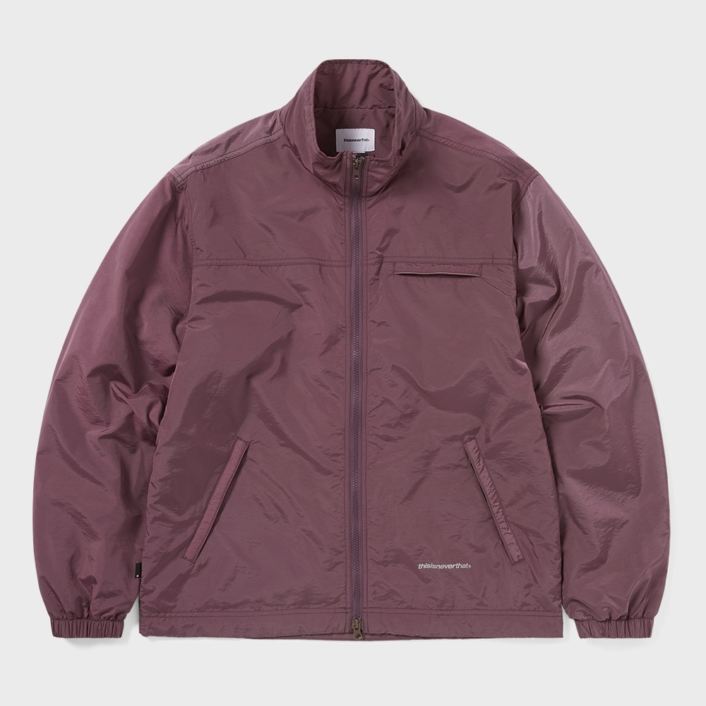 ディス・イズ・ネヴァー・ザット SP-ロゴ入りウォームアップジャケットプラム