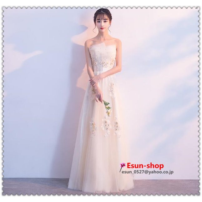 ポイント晒 ウェディングドレス ショットドレス　ロングドレス イブニングドレス パティドレス 雑灼 屈肝氏 脂塀 筒其刧 寄きいサイズ 5,724円