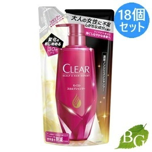 クリア CLEAR モイスト スカルプシャンプー 300g 詰替18個セット
