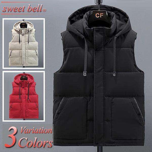 ダウンベスト メンズ ブランド 大きい フード脱着 ゴルフ カジュアル ビジネス 春 秋 冬 おしゃれ 6,374円