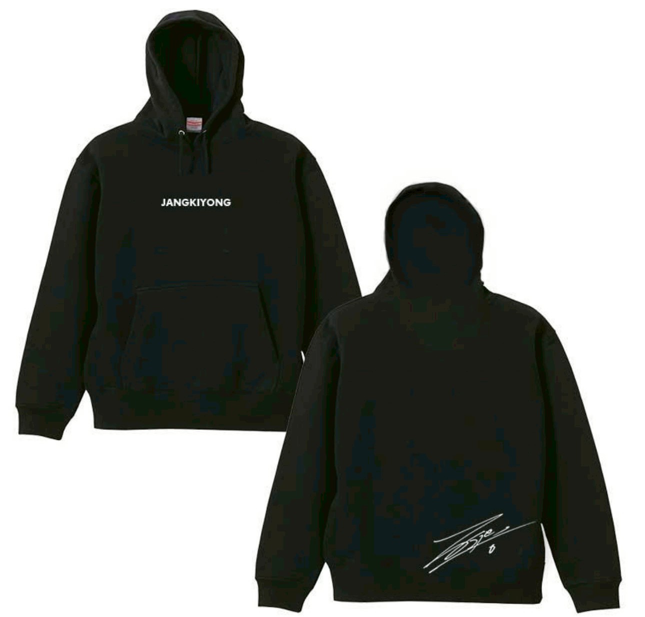チャンギヨン プルオーバー パーカー スウェット 裏パイル 男女兼用 綿100％ ブラック 韓流 グッズ eq006-1
