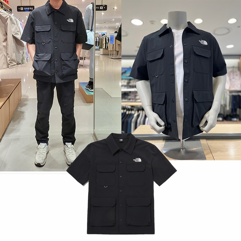 CORDURA CAMPER S/S SHIRTS NH8SP01A 半袖 襟 カッターシャツ カラー ワーク コーデュラ レディース メンズ ユニセックス ホワイトレーベル 韓国 男女 兼用 かわい