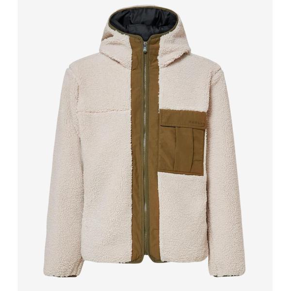 フルジップ セファル ゆったりフィット ライトグレー 冬のカジュアルアウター カジュアルジャケット カジュアルルック 快適なルック 活動性の高いジャンパー