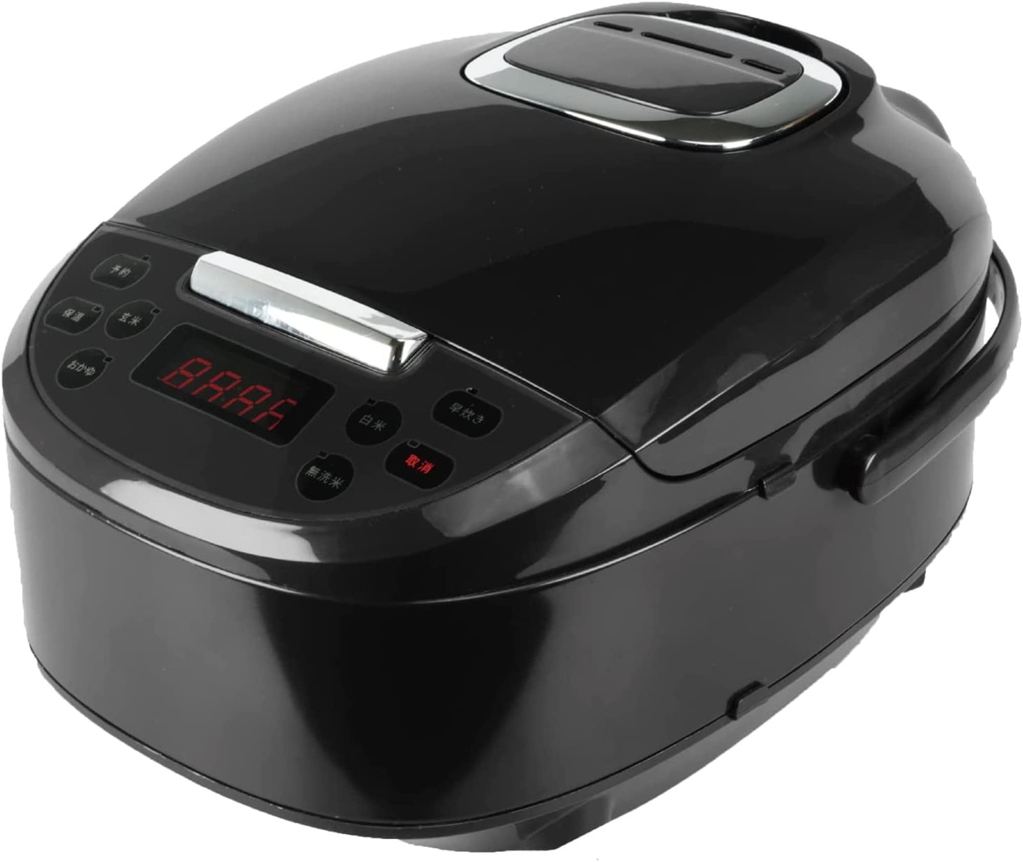 東京Deco 多機能 炊飯器 5合炊き マイコン式 ブラック 2～4人用 極厚釜 スチーム皿付き 6種類の充実のメニュー(白米 早炊き 無洗米 玄米 おかゆ 保温) 12時間保温 一人暮らし サポート