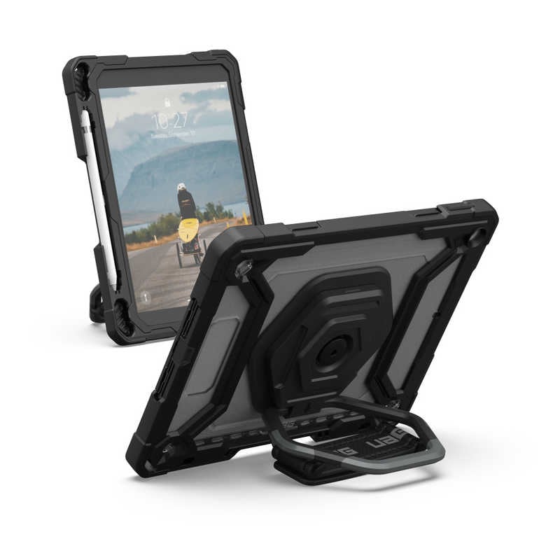 UAG　社製 iPad 第9/8/7世代用 耐衝撃 PLASMA ケース (アイス/ブラック)　UAG-IPD9-T-IC/BK
