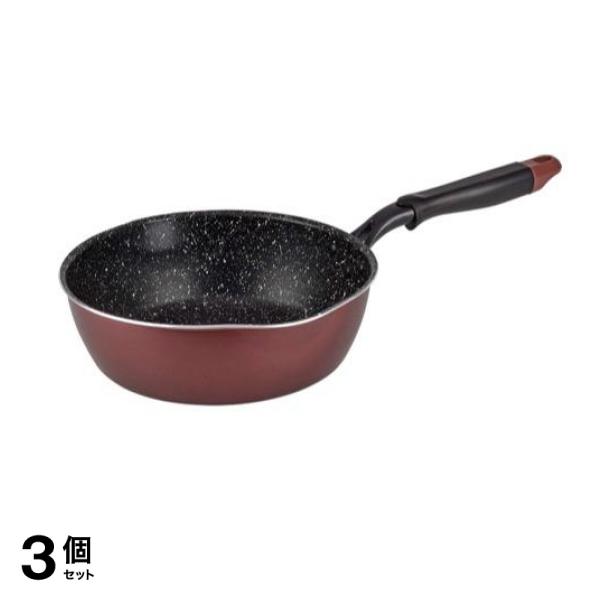 メガフッカNEO IH対応フライパン 24cm 1個入 (マホガニー RB-1746) 3個セット
