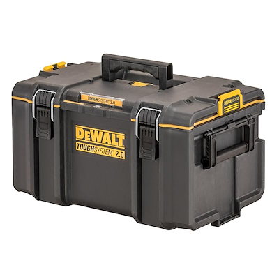 他サイト： 即納：デウォルト(DEWALT) タフシステム2.0 システム収納BOX Mサイズ 工具箱 収納ケース ツールボックス DS300 積み重ね収納 DWST83294-1の商品画像