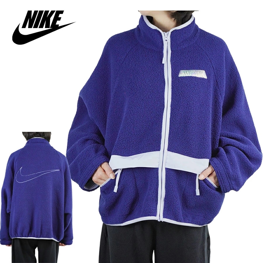 NIKE ナイキSWOOSH SHERPA JACKETウィメンズ スウッシュシェルパジャケットBLUE NAVY（ブルーネイビー）青 水色 レディース ストリ 7,467円