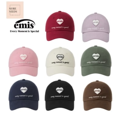 emis heart wappen cap 8色 韓国のファッションブランド emis キャップ クリスマスプレゼント