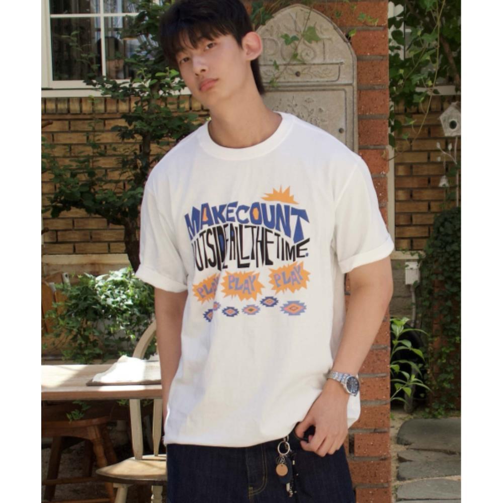 WMC Tropical T-shirt WHITE O-MOBAS5M52301