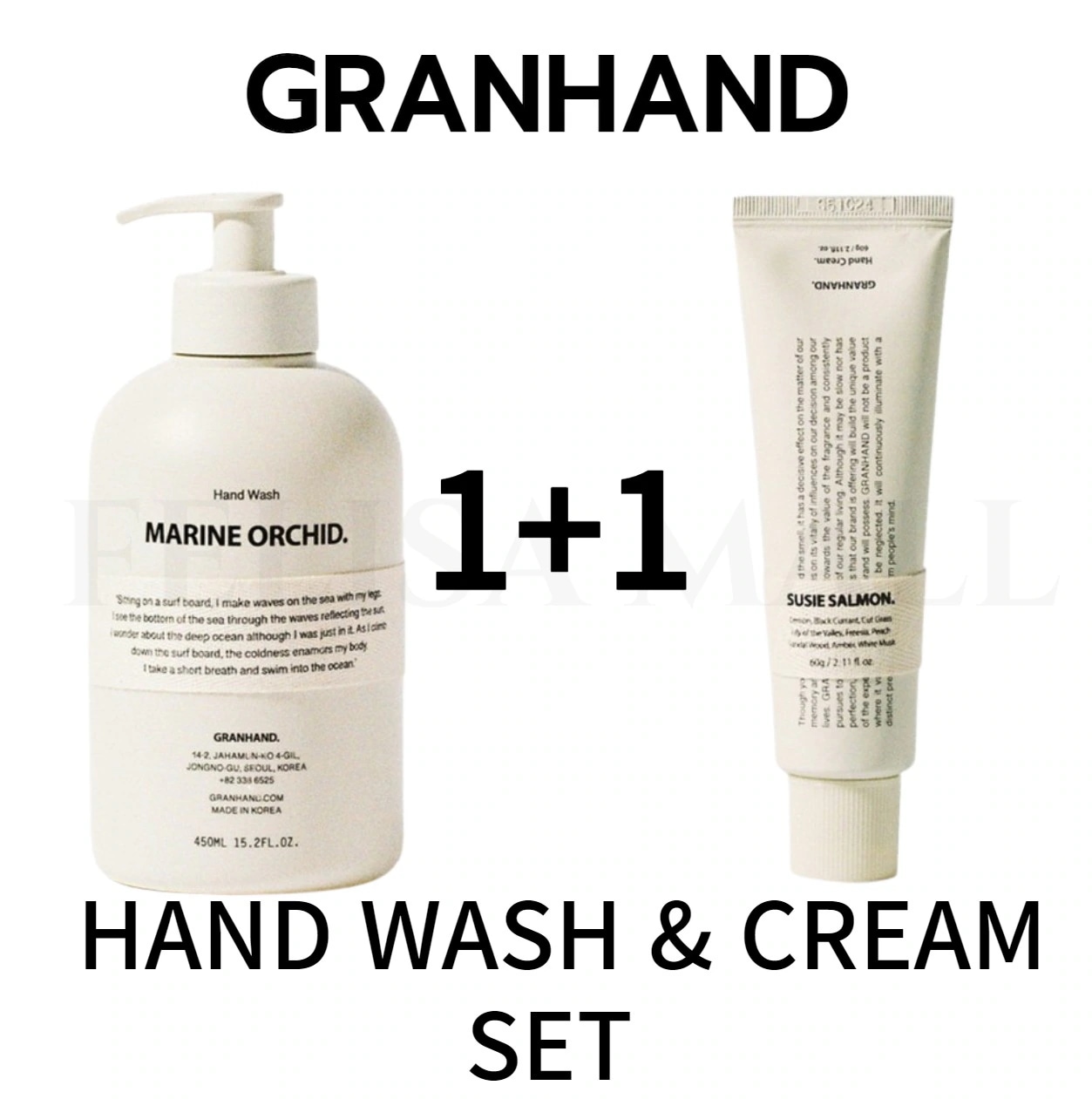 [GRANHAND]【1+1】ハンドWASH&CREAM セット[3種] SUSIE SALMON