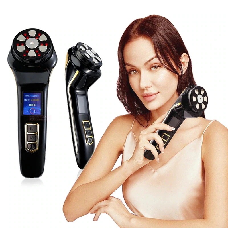 三代進化版PULSEパルス追加 4in1 しわたるみ対策 RFラジオ波 EMS LED 若返り整形美顔機 コラーゲンひきしめ　Vシェイプ しわ除去 締め付け30%までに制限美顔器・美容器