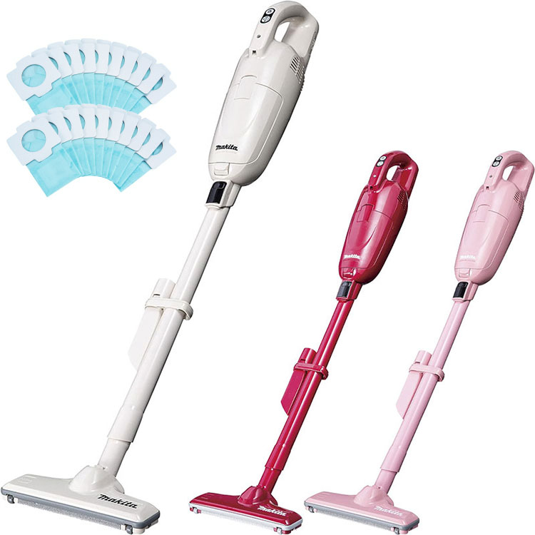 【抗菌紙パック 計20枚】 掃除機 コードレス 正規店 1年保証 充電式 クリーナー CL115FDW 10.8V 2.0Ah バッテリー内蔵 紙パック式 クリーナ コードレス