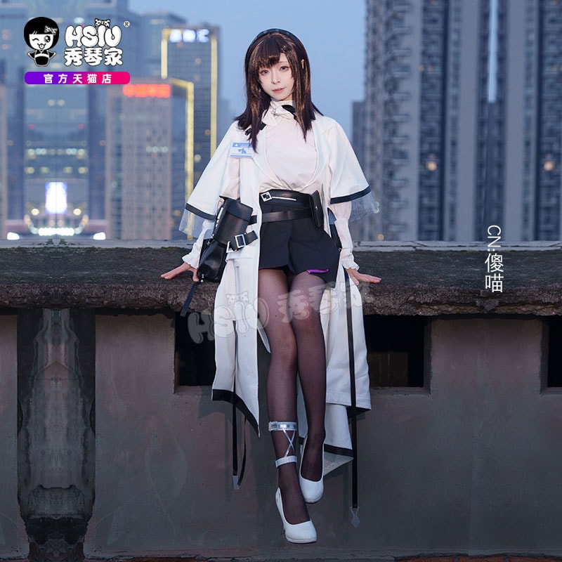 アークナイツ ドクター「Precious」コスチューム & ウィッグ フルセット (非公式複製)