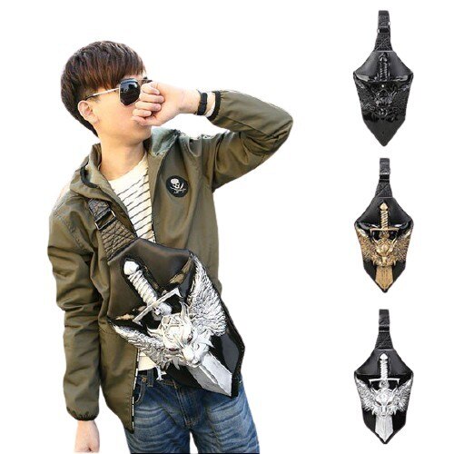 ショルダーバッグ ビジネス ボディバッグ PU 斜め掛け メンズ 軽量 レザー 男女兼用