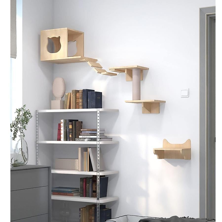 壁掛け式猫用ステップ ランキング 猫用壁ステップスカプセル猫用ヴィラ空気廊下トンネルジャンプ台猫が寝遊びを登るためのプラッ