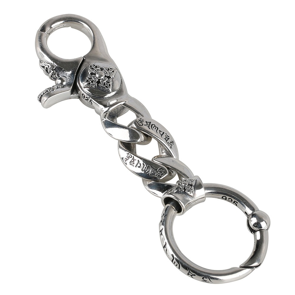 925 六字真言クリップキーチェーン [zs005]