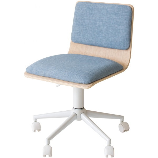 宮武製作所 CH-J460 ナチュラル&ブルー 曲げ木ワークチェア メーカー直送 8,954円