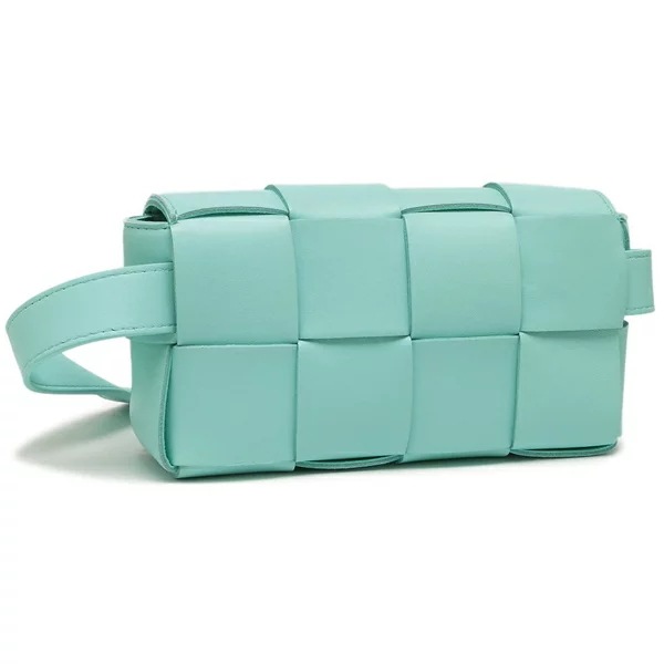 ボディバッグ ミニ カセット ミニバッグ ベルトバッグ ブルー レディース BOTTEGA VENETA 668572 VMAY1 3927