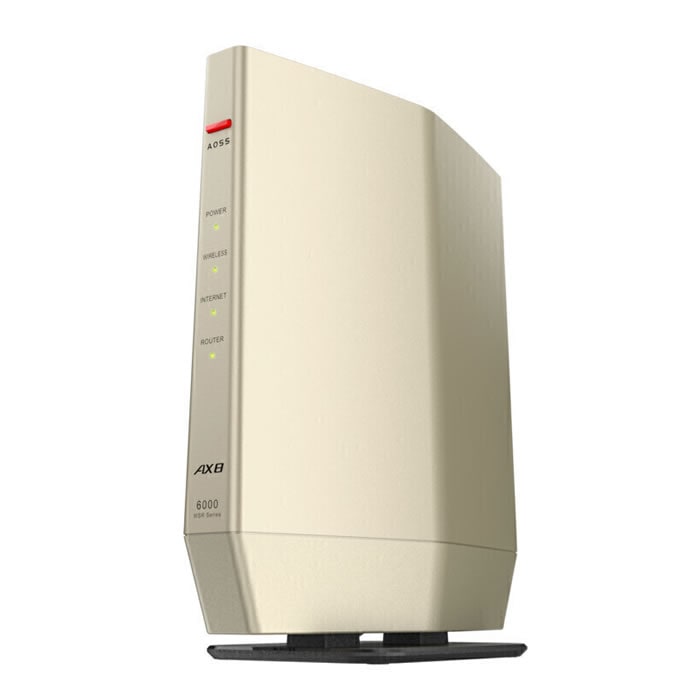 Wi-Fi 6対応 ルーター プレミアムモデル WSR-6000AX8P-CG シャンパンゴールド