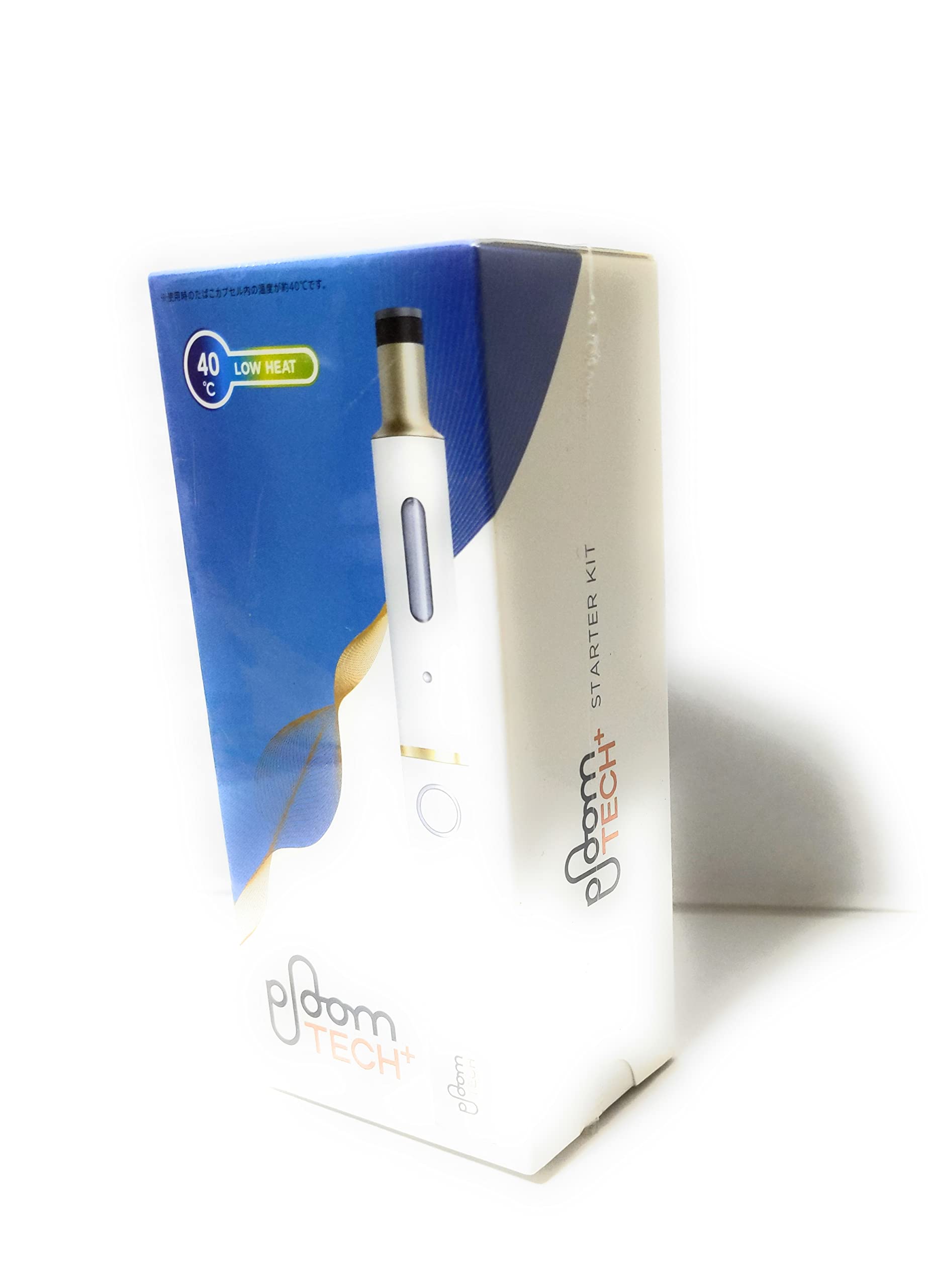 【新パッケージ】新型 プルーム・テックプラス Ploom TECH + ホワイト（白） スターターキット 1個 (x 1)