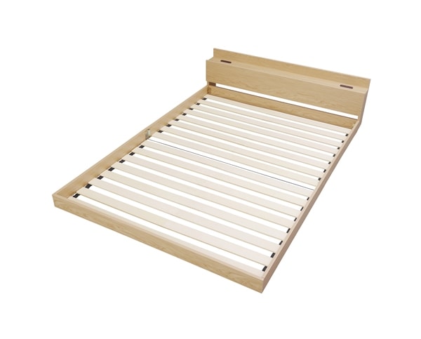 アイリスオーヤマ フロアベッドD FBM-D ナチュラル(ダブル)