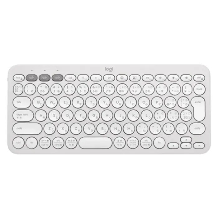 ワイヤレスキーボード K380s PEBBLE KEYS 2 K380SOW オフホワイト