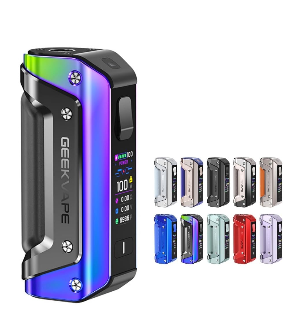 ギークベイプ Aegis Solo 3 (S100) ボックス モッド バッテリー Geek vape イージス ソロ3 電子タバコ Vape ベイプ (Rainbow)