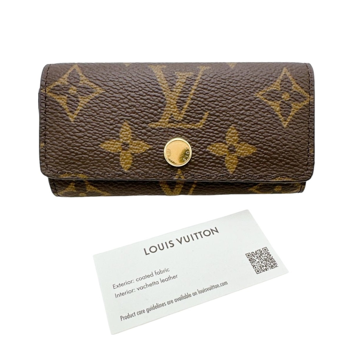 M81938 ミュルティクレ4 モノグラム 4本用キーケース ブラウン