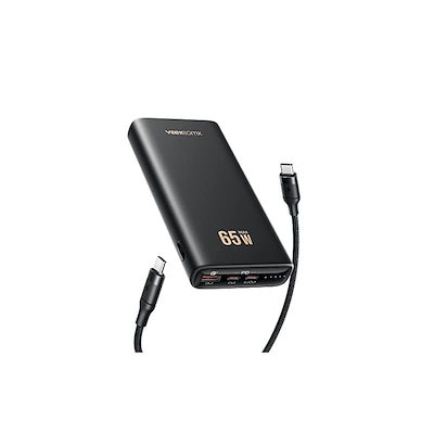 モバイルバッテリー ノートパソコン 65W 急速充電 PD/QC3.0対応 20000mAh 大容量 Type-C入出力+Type-C出力+USB出力 3台デバイス同時充電 382g 軽量 MacBo 7,481円
