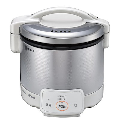 ガス炊飯器 ジャー機能付 3合 グレイッシュホワイト プロパンガス用 RR-030VQ-W-LP 17,122円