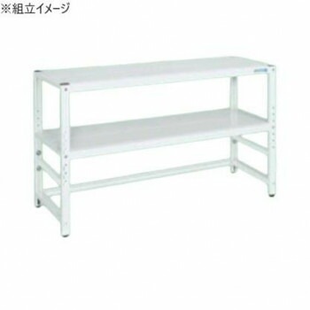 サカエ ラック最下段前カンヌキなし仕様高さ調整タイプ パールホワイト TSTN2-1590KW 58,343円