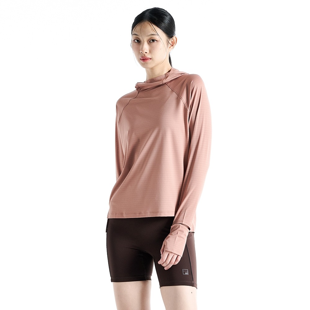 フィラ [レディース] ランニングメッシュフード付きロングスリーブTシャツ_FS253RL02F005_670