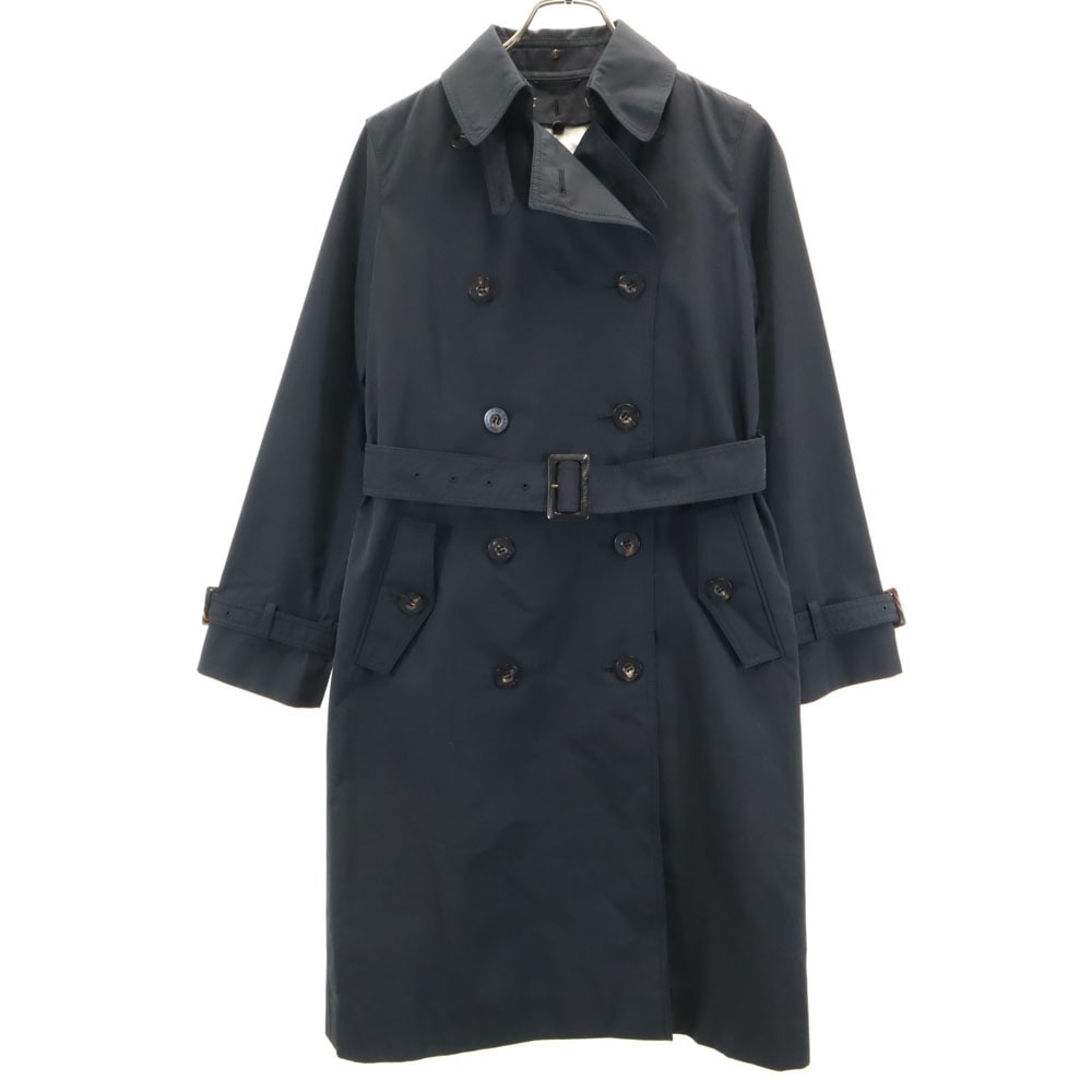 OLD ENGLAND オールドイングランド 日本製 ライナー付 トレンチコート 36 黒 2WAY レディース 古着