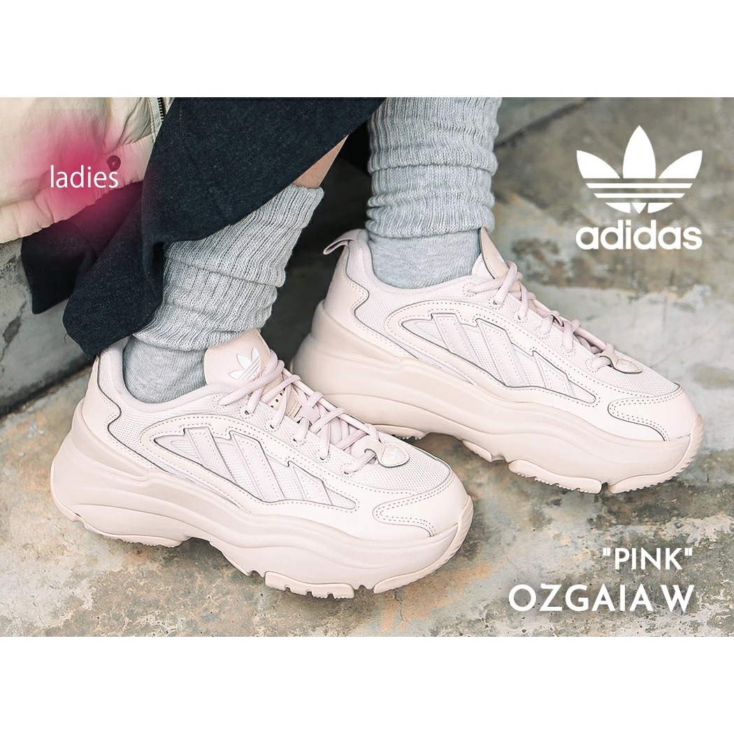 adidas アディダス オズガイア ウィメンズ スニーカー OZGAIA W PINK ( 厚底 ピンク ベージュ レディース ランニング IG6049 ) 10,851円