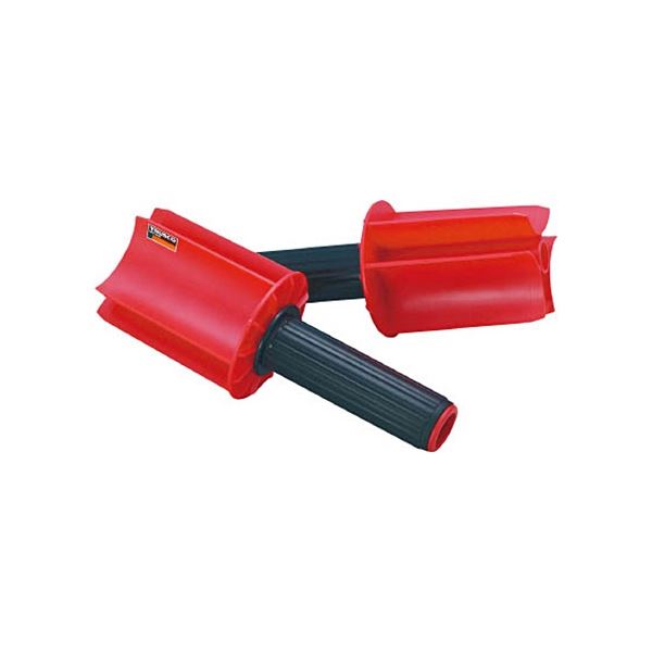 (まとめ) TRUSCO ストレッチフィルムホルダー 3インチ 紙管用 グリップ長さ100mm TSH-757 1セット(2個) (×10セット)