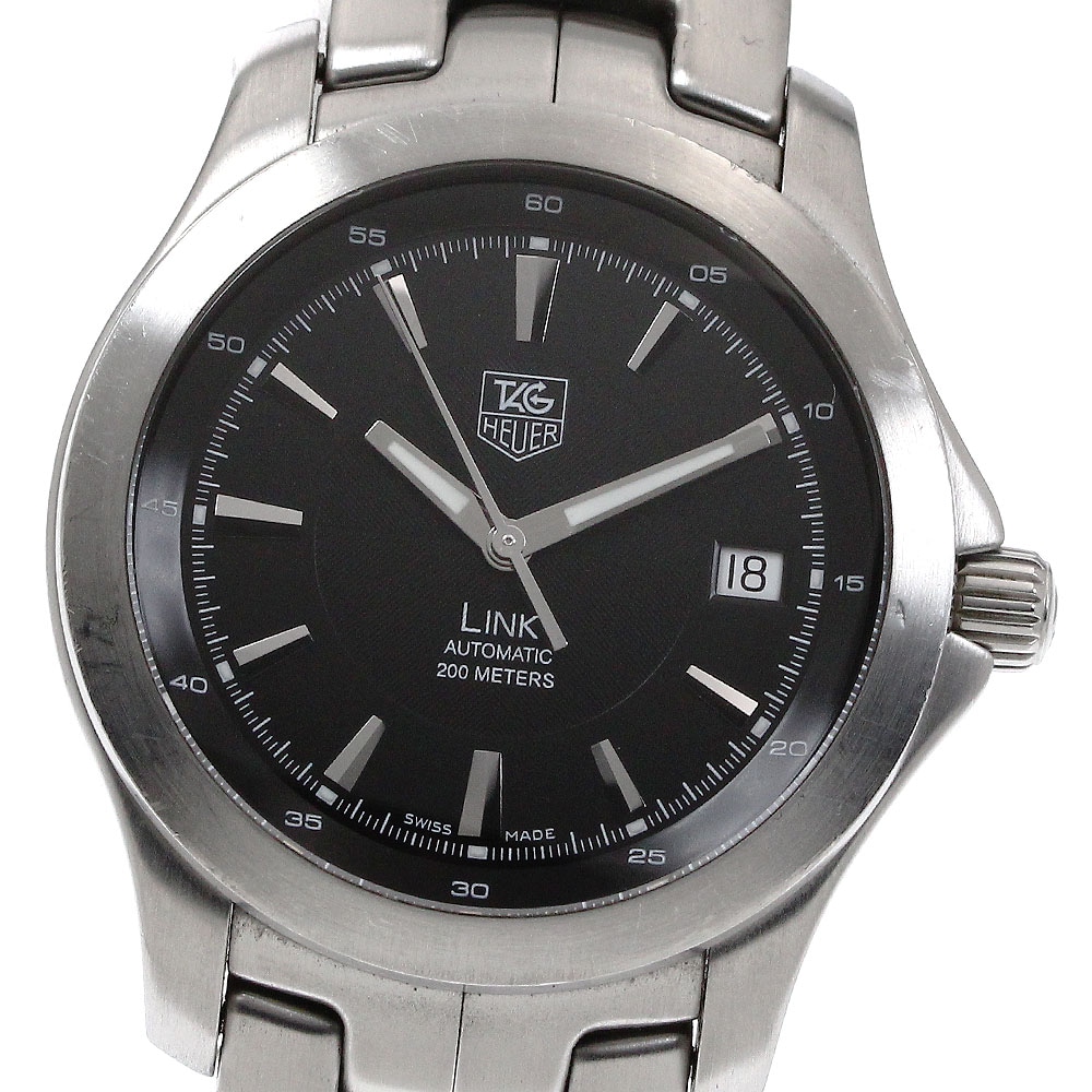 タグホイヤー TAG HEUER WJF2110.BA0570 リンク デイト 自動巻き メンズ 保証書付き_871366【中古】